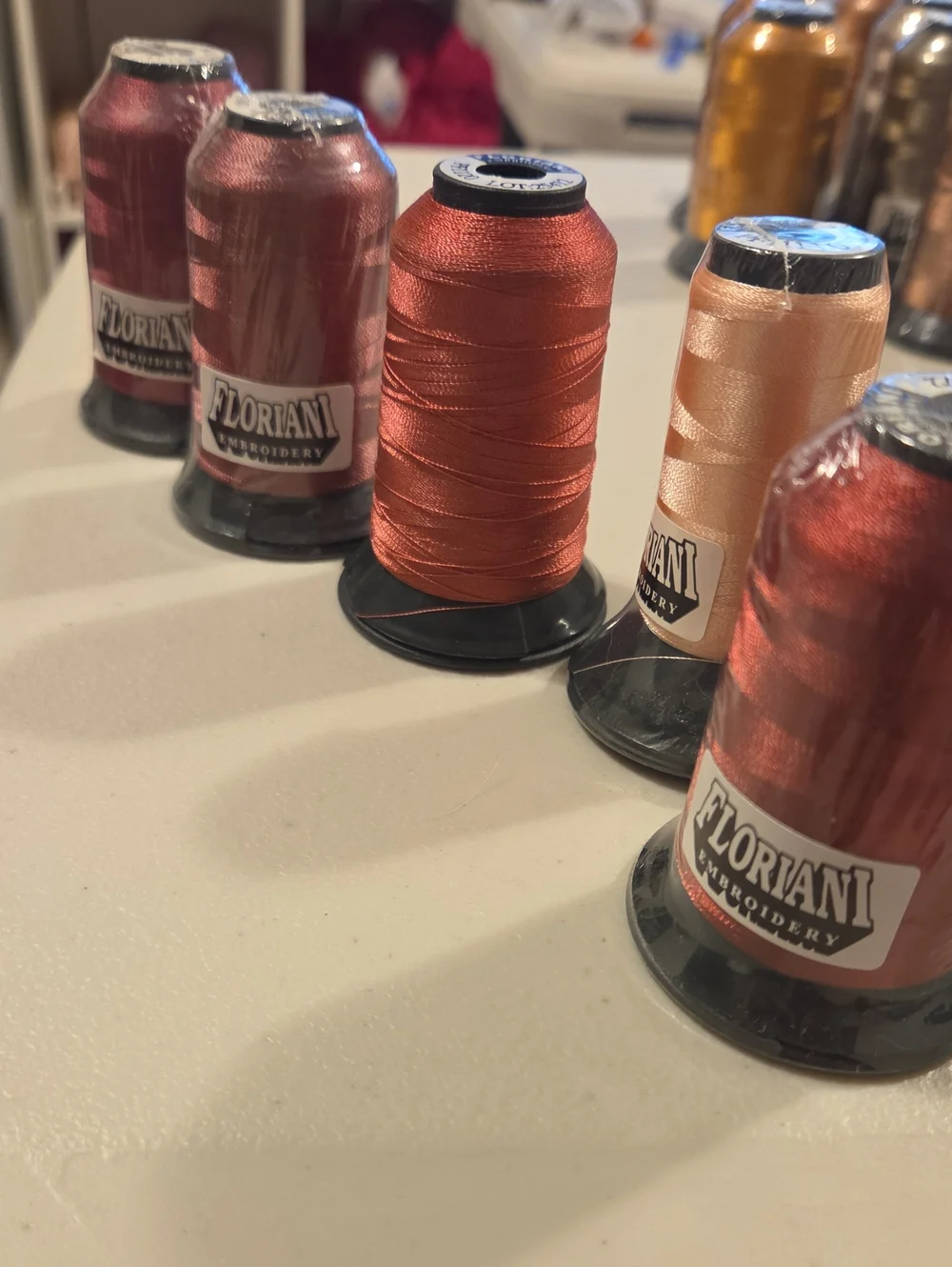 5 Colors FLORIANI Embroidery Threads